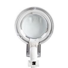 LED laboratorní lampa Manutan Expert Potos s kruhovou lupou, 6 W