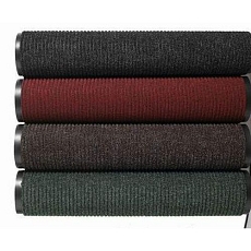 Vnitřní čisticí rohož s náběhovou hranou, 90 x 60 cm, černá