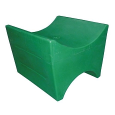 Oboustranný plastový stojan na sudy 60/220 l, 1 sud