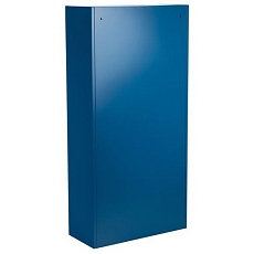 Kovová dílenská skříň, 185 x 90 x 40 cm, šedá/šedá - Manutan Expert