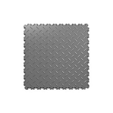 Zátěžová podlaha Fortelock Industry Ultra, dezén diamant, dlaždice, světle šedá