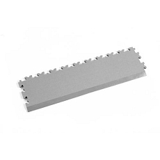 Zátěžová podlaha Fortelock Industry Ultra, dezén kůže, nájezdová hrana, černá