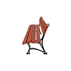 Anglická lavička s opěradlem, 150 cm