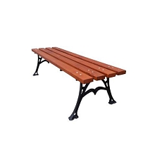 Anglická zahradní lavička bez opěradla - šířka 150cm