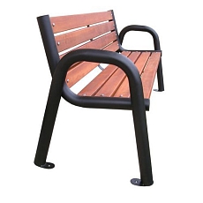 Skandinávská lavička s područkou - šířka 180 cm