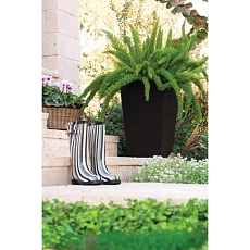 Květináč Rattan S, 55,4 l, antracit