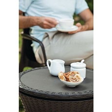 Zahradní bar Rattan, antracit