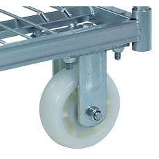 Pojízdný rollkontejner, do 600 kg, uzamykatelný - Manutan Expert