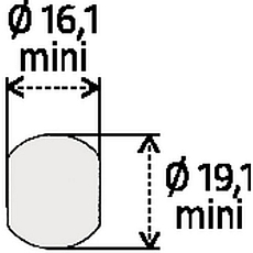 Otočný uzávěr k šatním skříním Manutan Expert