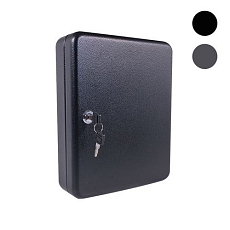 Skříňka na klíče Manutan Expert, 70 háčků, černá