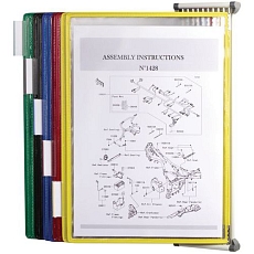 Závěsný držák Madrid s rámečky, 10 x A4