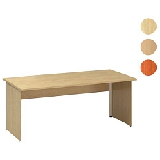 Kancelářský stůl Alfa 100, 180 x 80 x 73,5 cm, rovné provedení, dezén třešeň
