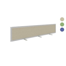 Stolový paraván Alfa 600, 180 x 37 cm, béžový