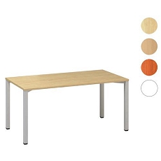 Kancelářský stůl Alfa 200, 160 x 80 x 74,2 cm, rovné provedení, dezén divoká hruška