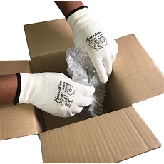 Bavlněné rukavice Manutan Expert, bílé, vel. 9