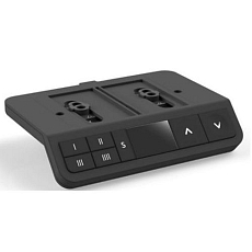 Výškově nastavitelný kancelářský stůl Alfa Up s šedým podnožím, 120 x 80 x 61,5-127,5 cm, dezén divoká třešeň