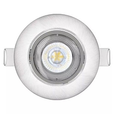 LED bodové svítidlo Emos Simmi, stříbrné, 5 W, neutrální bílá