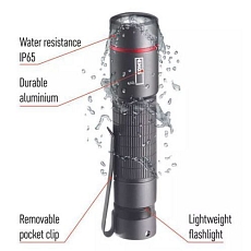 CREE LED kovová svítilna Ultibright 60, 170lm, 1xAA