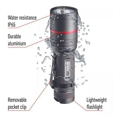 CREE LED kovová svítilna Ultibright 70, 340lm, 3xAAA