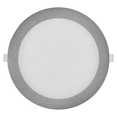 LED vestavné svítidlo Emos NEXXO, kruhové, 18 W, se změnou CCT, stříbrné