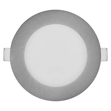 LED vestavné svítidlo Emos NEXXO, kruhové, 7 W, se změnou CCT, stříbrné