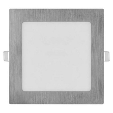 LED vestavné svítidlo Emos NEXXO, čtvercové, 12,5 W, se změnou CCT, stříbrné