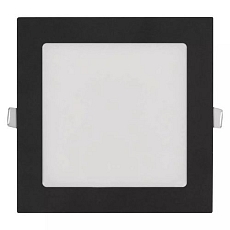 LED vestavné svítidlo Emos NEXXO, čtvercové, 12,5 W, se změnou CCT, černé