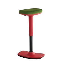 Balanční sedák LEO, červená/modrá