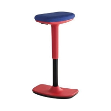 Balanční sedák LEO, červená/modrá