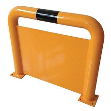 Kovová zábrana Manutan Expert s deskou, střední, délka 75 cm