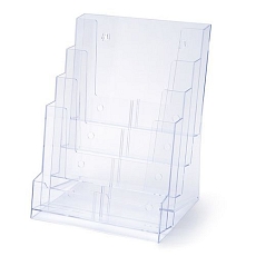 Zásobník na letáky JD1, 4 kapsy na výšku, A4