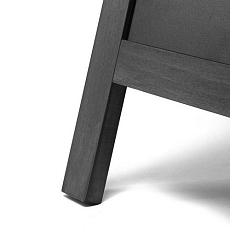 Reklamní křídová tabule A, černá, 68 x 120 cm