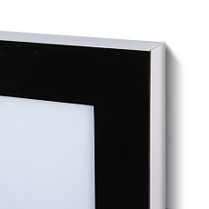 Rám na plakáty Ace s LED osvětlením, černý, A0