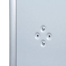 Informační stojan Visible, profil 25 mm, oblé rohy, A3