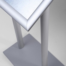 Informační stojan Menuboard, profil 25 mm, ostré rohy, A3