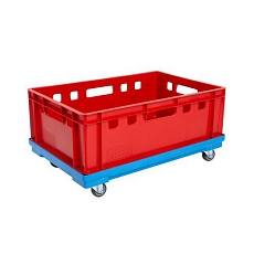 Plastová přepravní plošina, do 120 kg, modrá