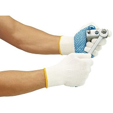 Textilní rukavice Ansell Tiger Paw® 76-301 s PVC terčíky, vel. 7