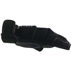 Polyesterové rukavice Manutan Expert, černé, vel. 9