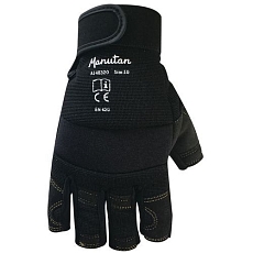 Polyesterové rukavice Manutan Expert, černé, vel. 9