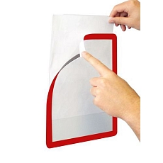 Informační kapsa Frames4Docs A4, magnetická, modrá