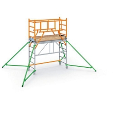 Pojízdné hliníkové lešení Zarges PaxTower S-PLUS 1T, vel. 2