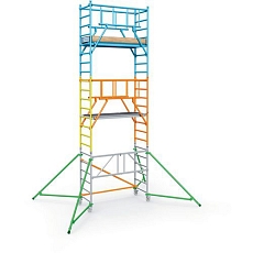 Pojízdné hliníkové lešení Zarges PaxTower S-PLUS 1T, vel. 5