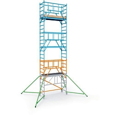 Pojízdné hliníkové lešení Zarges PaxTower S-PLUS 1T, vel. 6
