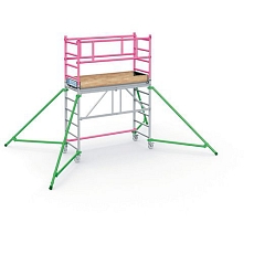 Pojízdné hliníkové lešení Zarges PaxTower 1T, vel. 2