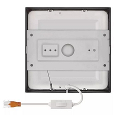 LED přisazené svítidlo NEXXO, čtvercové, černé, 28,5W, se změnou CCT