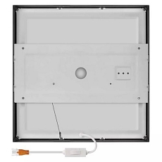 LED přisazené svítidlo NEXXO, čtvercové, černé, 28,5W, se změnou CCT