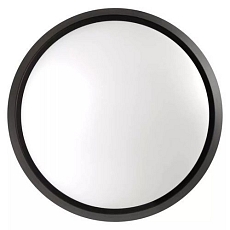 LED přisazené svítidlo ZURI, kruhové, černá/bílá, 14W teplá bílá