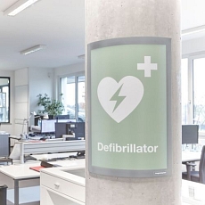 Informační rámečky Magnetoplan Magnetofix A4, magnetické, samolepicí, šedé