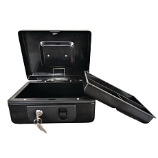 Přenosná pokladna Coinbox, 3 přihrádky, 15 x 20 x 9 cm