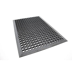 Protiúnavová průmyslová rohož s děrovaným povrchem, 152 x 91 cm